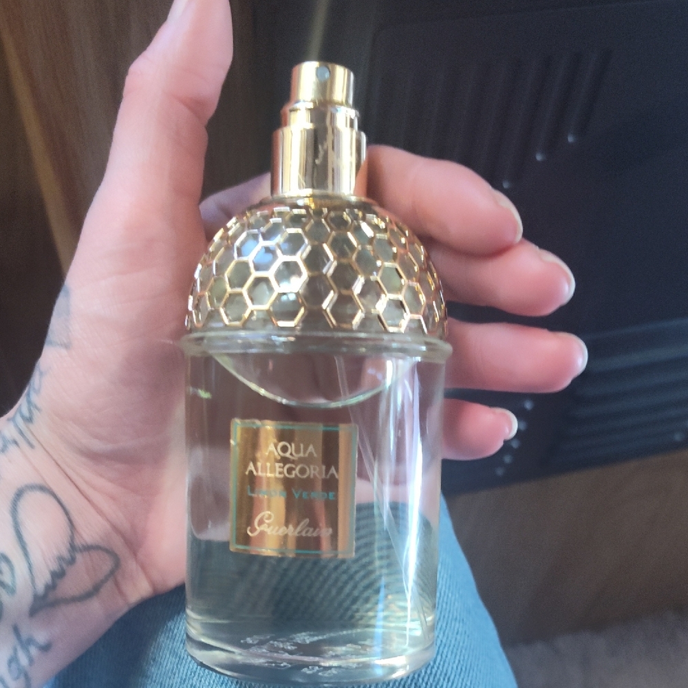 Guerlain Aqua Allegoria Limon Verde with Gold Accents